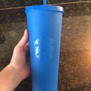 Very Rare Matte Blue Soft-touch Starbucks Tumbler